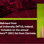 Dr Mubashir Husain Rehmani elected for Highly Cited Researchers 2021 by Munster Technological University (MTU) Dr. Mubashir Husain Rehmani