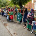 PTI Ireland recorded a protest on 25th Aug 2022 on the front of the Pakistan Embassy Ireland 299885890_381714064133438_9202482883909946580_n